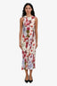 Rails White/Multi 'Gabriella Painted Rose' Dress Size XS