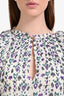 Isabel Marant Etoile White Multicolour Eyden Long Sleeve Top Size 40