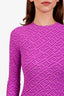 Fendi x Skims Purple Crewneck Jumpsuit Size S
