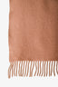 Acne Studios Brown Virgin Wool Fringe Scarf