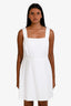 Theory White Linen Blend Mini Dress Size 4