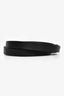 Bracelet Hermès 2012 Behapi Tour en cuir noir triple