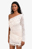 Tularosa White Crochet Off-the-shoulder Dress Size XS