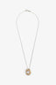 Tiffany & Co. Sterling Silver and 18K Gold Interlocking Circles Pendant Necklace