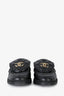 Pre-loved Chanel™ 2025 Black Quilted Lambskin Mules Size 38