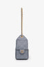 Pre-loved Chanel™ Grey Caviar Leather 25 Mini Hobo Bag