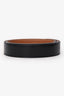 Hermès 2011 Black/Brown Leather Reversible Belt No Buckle Size 85