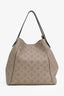 Louis Vuitton 2019 Taupe Mahina Leather 'Hina' PM Bag With Pouch