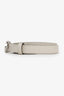 Gucci White Leather GG Marmont Thin Belt Size 70 28