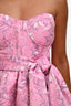 Elliatt Pink/Purple 'Nala' Floral Belted Mini Dress Size S