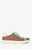 Gucci White/Sky Blue GG Supreme Ace Sneakers Size 38