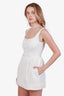 Self-Portrait White Tweed Midi Dress Size 2
