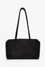 The Row Black Suede Terrasse Shoulder Bag