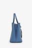 Fendi Blue Leather 2jours Top Handle With Strap
