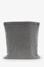 Alexander Wang Silver Satin Rhinestone Clutch