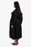 Simone Rocha Black Poplin Cotton Signature Sleeve Smock Dress Size 6