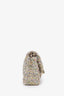Pre-loved Chanel™ 2011 Beige/Multicolour Tweed Garden Party Medium 2.55 Reissue Shoulder Bag