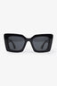 Burberry Black Square Frame Logo Sunglasses