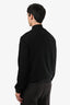 Louis Vuitton Black Jersey Reversible Monogram Zip Up Jacket Size M Men's