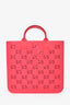 Gucci Raspberry Pink Rubber Tote Bag