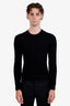 Ralph Lauren Purple Label Black Cashmere Crewneck Sweater Size S Mens
