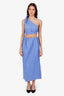 Sofia Purple One-Shoulder 'Sienne' Midi Dress Size S