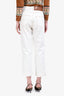 Loewe White Denim Cropped Jeans Size 36