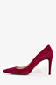 Prada Fuchsia Suede Pumps Size 39