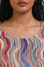 Missoni Multicolour Zigzag Short Sleeve Top Size 42