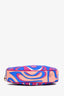 Emilio Pucci Blue/Multicolour Nylon Patterned Cosmetic Bag