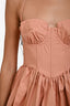 NBD Beige Corset Mini Dress Size XS