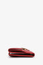 Gucci Red Interlocking G Leather French Wallet