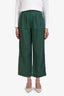 Reformation Green Linen Wide Leg Pants Size 2