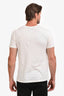 Gucci White Cotton Pineapple Logo Printed Short Sleeve T-Shirt Size S Mens