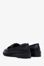 Pre-loved Chanel™ Black Leather Quilted Turnlock Logo Loafers Size 37
