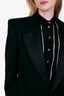 Saint Laurent Black Single-breasted Tuxedo Jacket Size 40