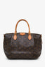 Louis Vuitton 2015 Brown Monogram Turenne Top Handle With Strap