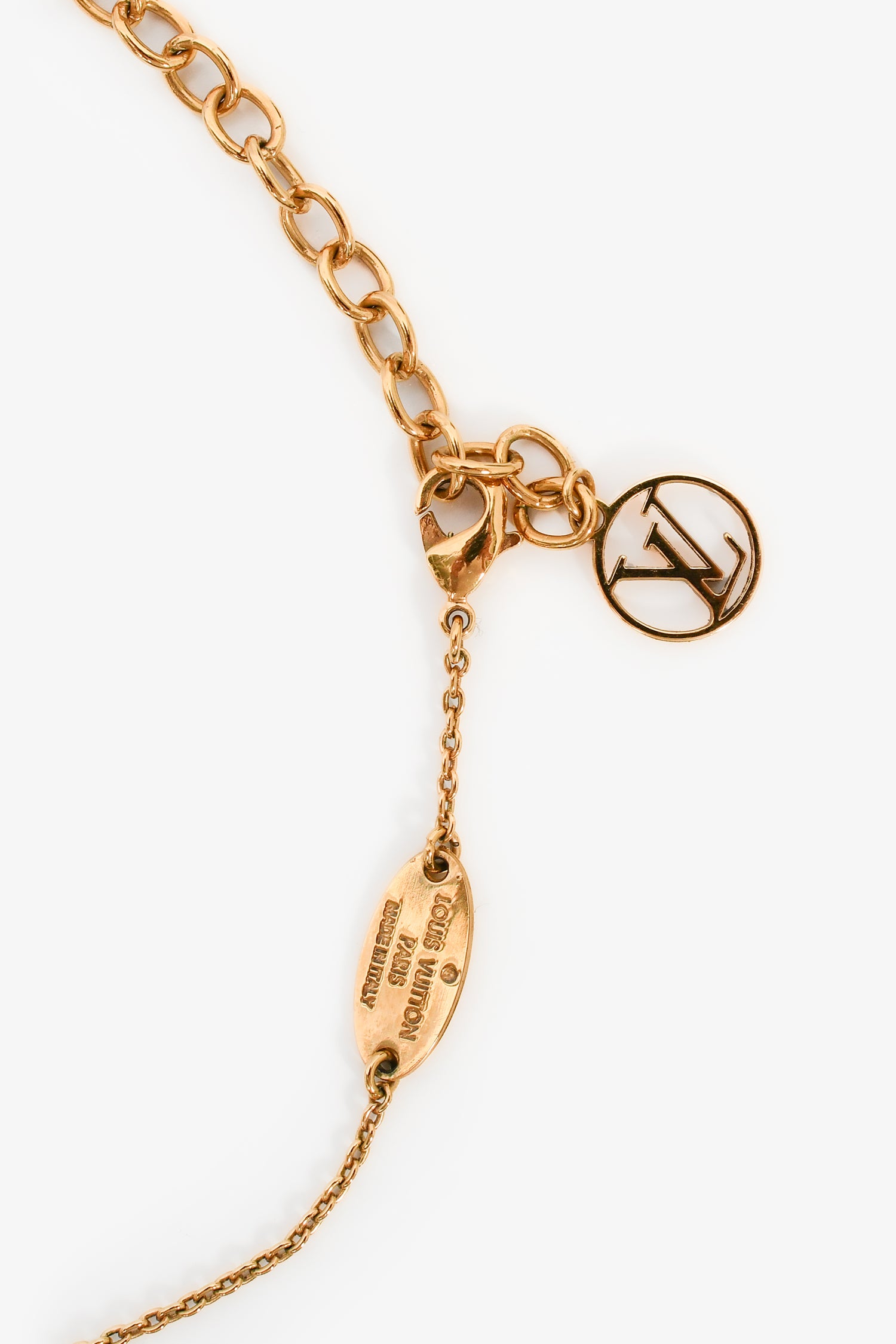 【希少】Louis Vuitton COLLIER LOUISETTE GOLD Louis Vuitton 2021 Gold Tone Collier Louisette Necklace – Mine & Yours