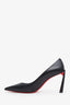 Christian Louboutin Black Leather Condora 100 Heels Size 40