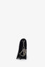 Christian Dior 2009 Black Quilted Cannage Patent Leather Lady Dior Wallet on Chain