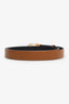 Salvatore Ferragamo Brown Leather Belt GHW