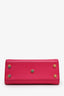 Saint Laurent Pink Calfskin Leather Small Sac de Jour Bag with Strap