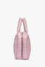 Sac de voyage matelassé en nylon rose Miu Miu « Trapuntato Losa »