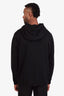 Burberry Black Cotton Graphic Print Hoodie Size XL Mens
