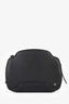 Loro Piana Black Grained Leather Sesia Crossbody Bag