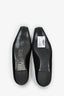 Toteme Black Suede Grommet Lace-Up Square Toe Flats Size 38