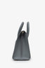 Christian Dior Grey Leather 'St.Honore' Tote Bag with Strap