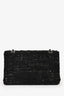 Pre-loved Chanel™ 2002/03 Black Tweed Medium Double Flap Bag