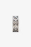 Gucci Silver GG Floral Wide Ring