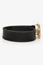 Gucci Black Leather GG Marmont Thick Belt Size 80 32